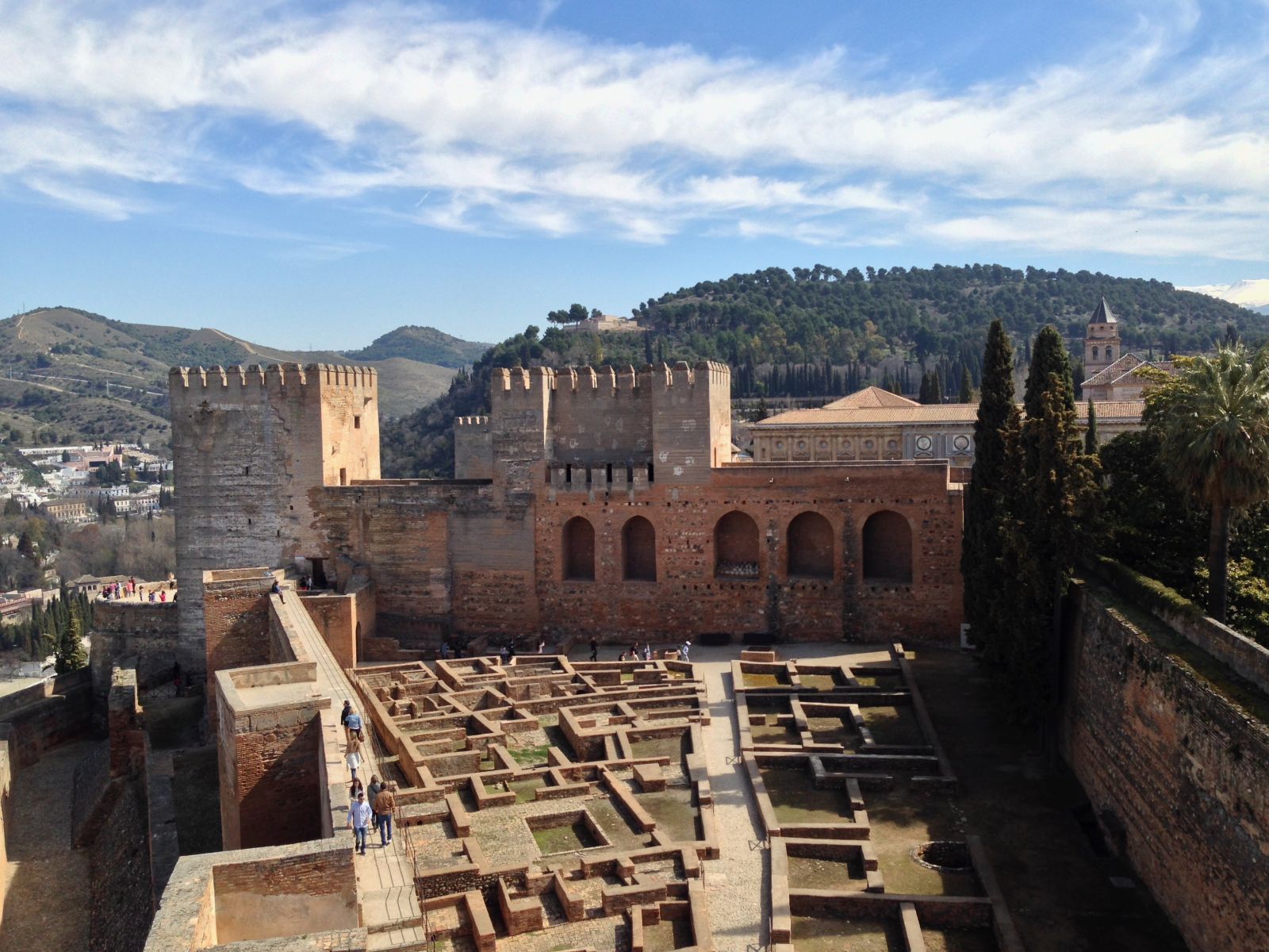 The Alhambra in Granada, Spain, March 2014